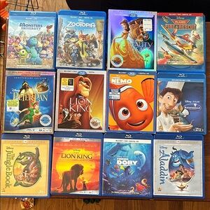 Disney Blu-ray DVD Movie Collection